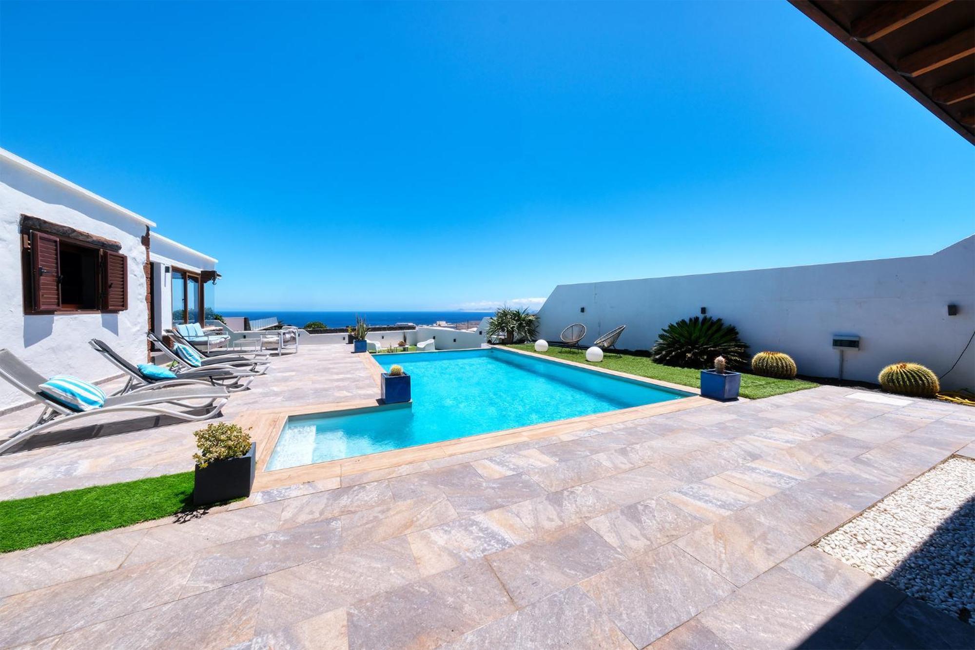 Villa Macher Piscina Y Bar Piscina تياس المظهر الخارجي الصورة